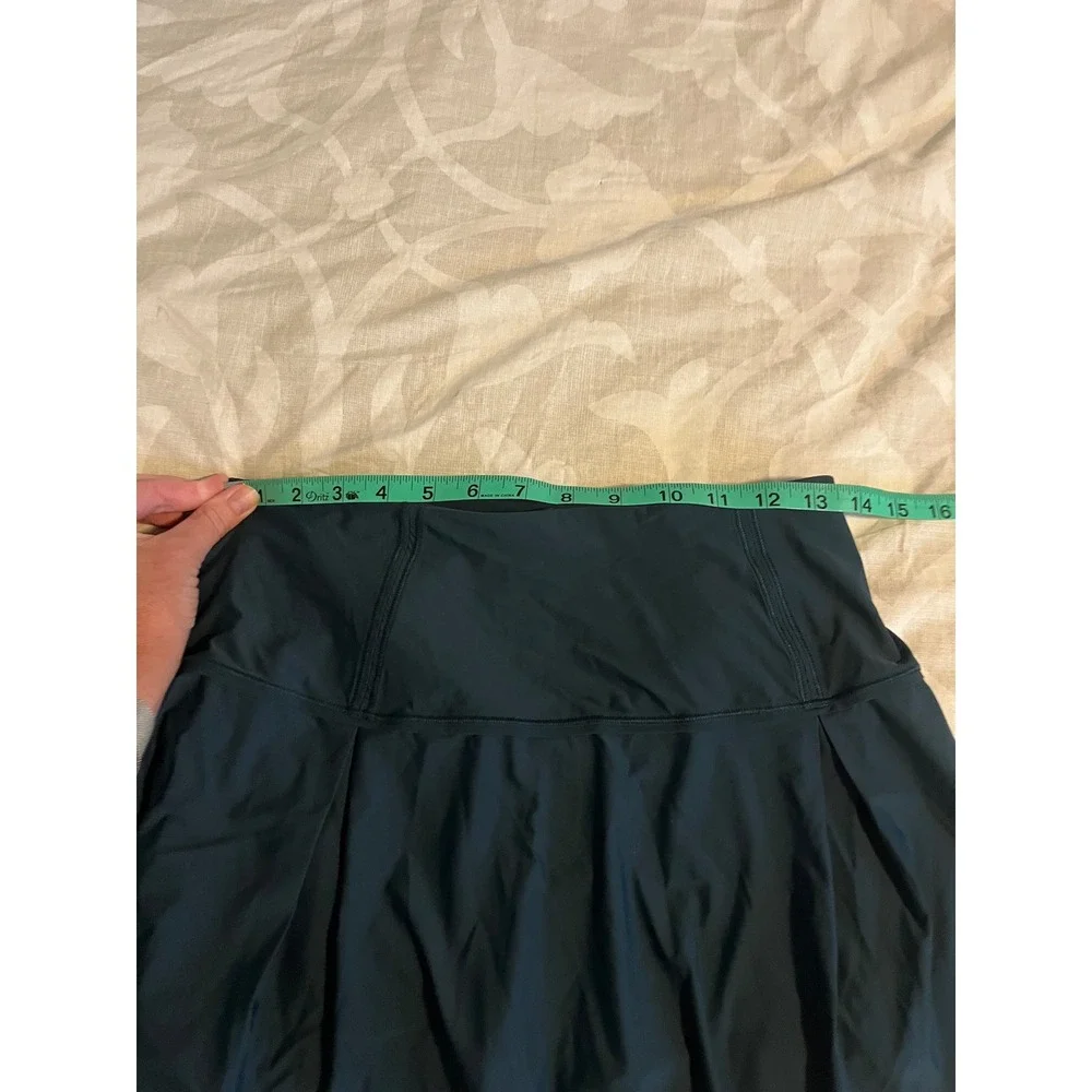 Lululemon lost in pace skirt skort dark teal (submarine) size 6